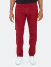 Hudson Blake Slim Straight Jeans In Red
