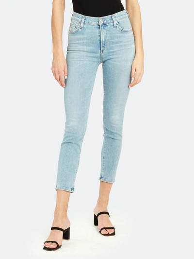 Citizens Of Humanity Rocket Crop Mid Rise Skinny Jeans In Blue