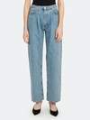 Agolde Baggy Tab High Rise Jeans In Blue