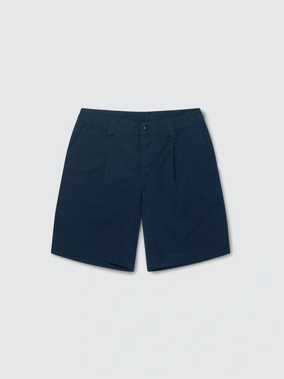 Albam Gd Ripstop Pleated Short In Blue