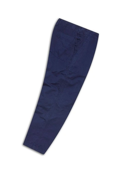 Albam Gd Ripstop Pleated Trouser In Blue