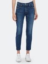 Moussy Vintage Cameron High Rise Skinny Ankle Jeans In Blue