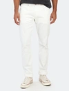 Hudson Blake Slim Straight Jeans In White
