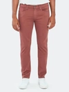 Paige Federal Slim Straight Jeans In Pink