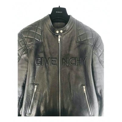 Pre-owned Givenchy Leather Vest In Black