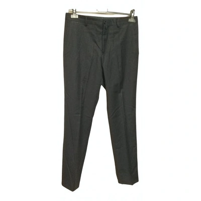 Pre-owned Cantarelli Wool Trousers In Blue