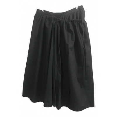 Pre-owned Y's Mid-length Skirt In Black