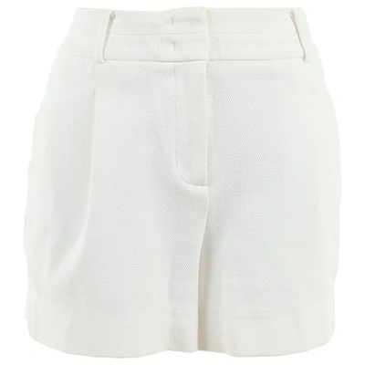 Pre-owned Calvin Klein White Cotton Shorts