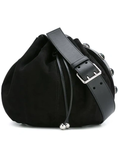 Alexander Mcqueen Bucket Crossbody Bag In Black