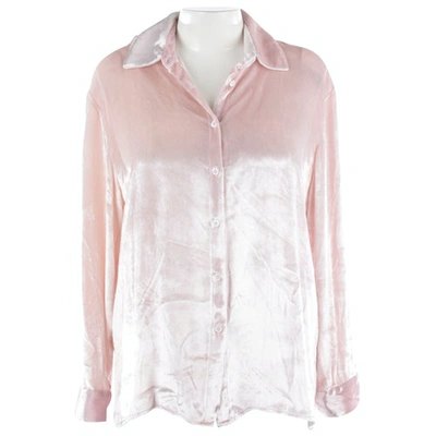 Pre-owned Rosie Assoulin Pink Viscose Top