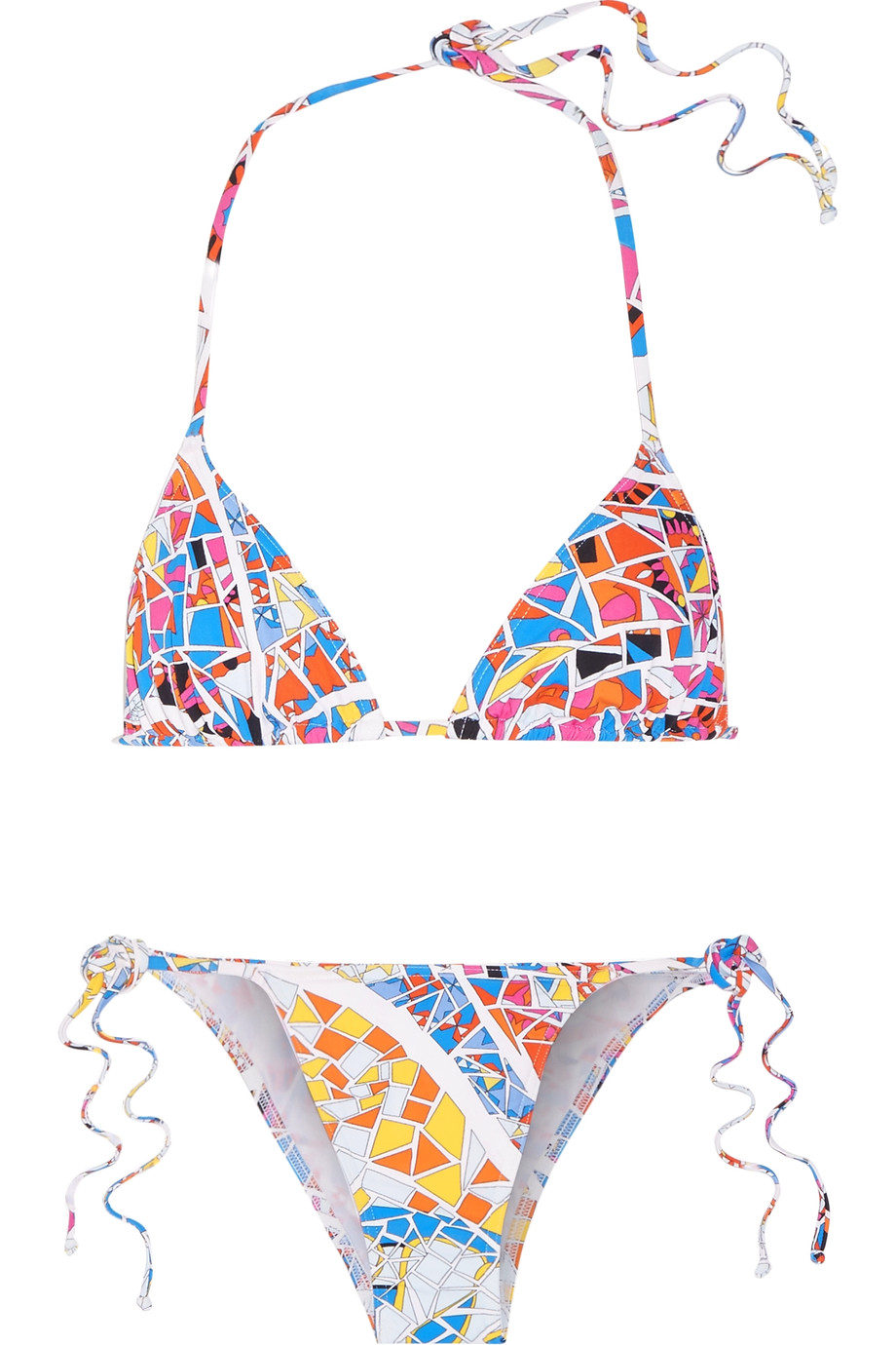 Emilio Pucci Printed Triangle Bikini | ModeSens