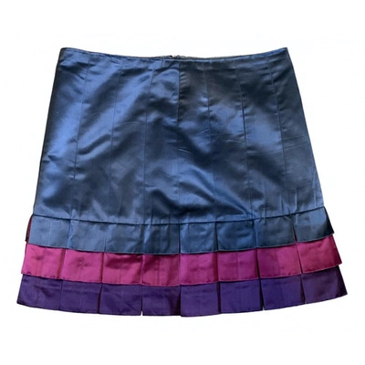 Pre-owned Marc Jacobs Silk Mini Skirt In Multicolour