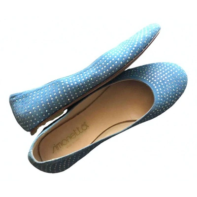Pre-owned Simonetta Ballet Flats In Other
