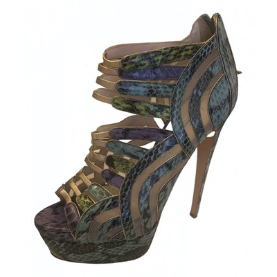 Pre-owned Brian Atwood Leather Heels