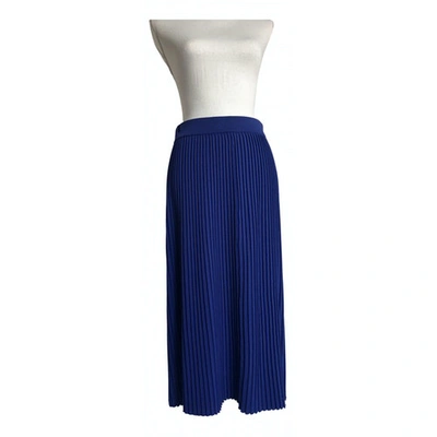 Pre-owned P.a.r.o.s.h Mid-length Skirt In Blue