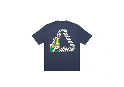 Pre-owned Palace Parrot -3 T-shirt Navy