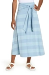Patagonia Kamala Convertible Knit Midi Skirt In Roving Berlin Blue
