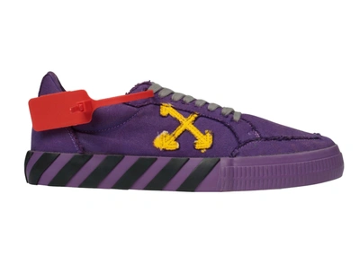 Pre-owned Off-white  Low Vulc Violet