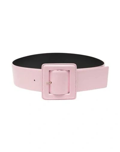 8 By Yoox Patent Waist Belt In Pink