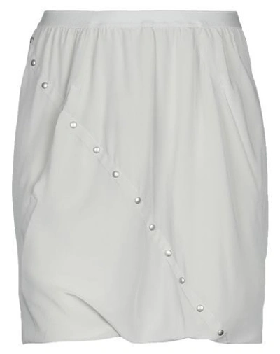 Rick Owens Woman Shorts & Bermuda Shorts Light Grey Size 6 Silk