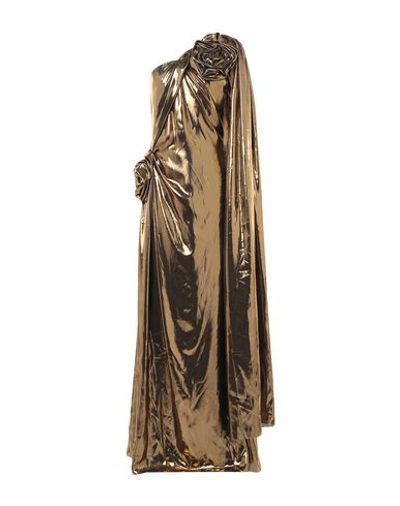 Ingie Paris Long Dress In Bronze