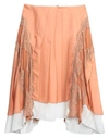 Chloé Midi Skirts In Orange