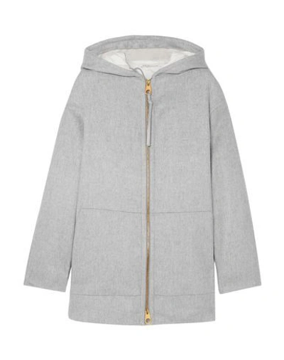 Agnona Coats In Light Grey