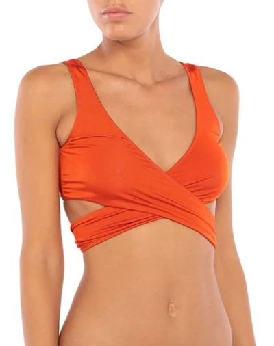 Stella Mccartney Bikini Tops In Orange