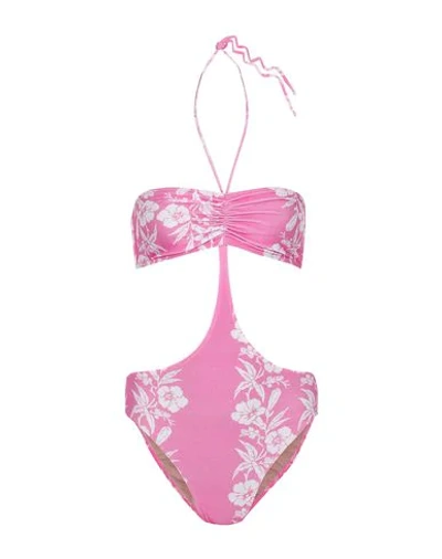 Adriana Degreas One-piece Swimsuits In Pink