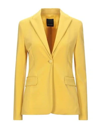 Pinko Suit Jackets In Yellow