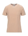 Drumohr T-shirts In Camel