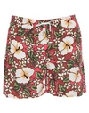 Dsquared2 Beach Shorts And Pants In Red