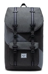 Herschel Supply Co Little America Backpack In Black Crosshatch/quiet Shade