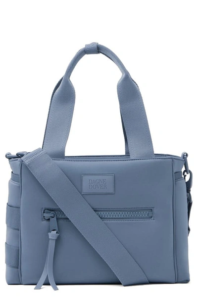 Dagne Dover Babies' Small Wade Diaper Tote In Ash Blue