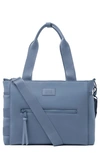 Dagne Dover Babies' Large Wade Diaper Tote In Ash Blue