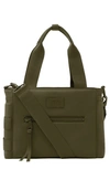 Dagne Dover Babies' Small Wade Diaper Tote In Dark Moss