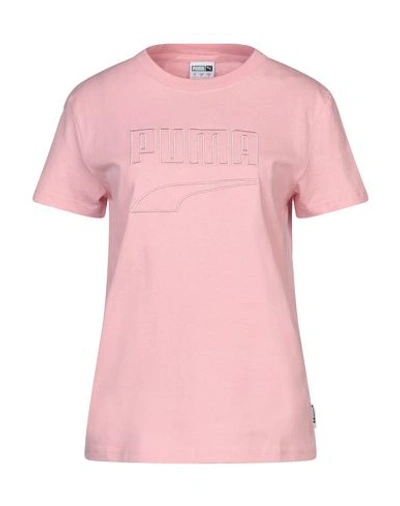 Puma Downtown Oversized T-shirt In Pink