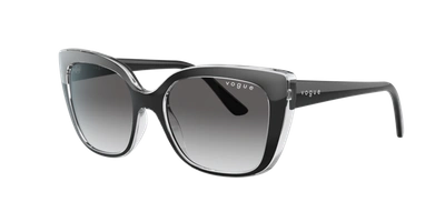 Vogue Eyewear Woman Sunglass Vo5337s In Grey Gradient