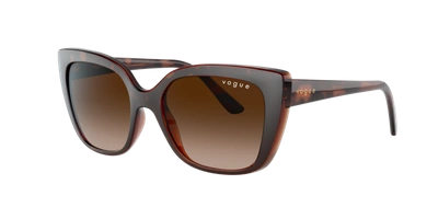 Vogue Eyewear Vogue Vo5337s Dark Havana Sunglasses In Brown Gradient
