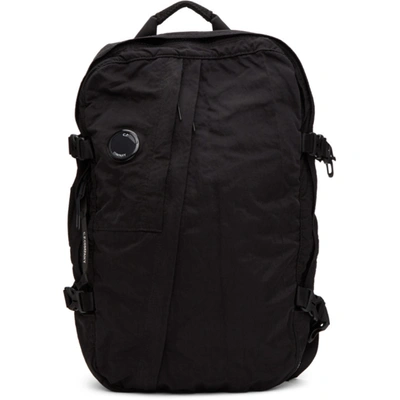 C.p. Company Backpack With Iconic Lens In Black