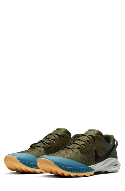 Nike Air Zoom Terra Kiger 6 Men's Trail Running Shoe (medium Olive) In Medium Olive/black/orange Trance