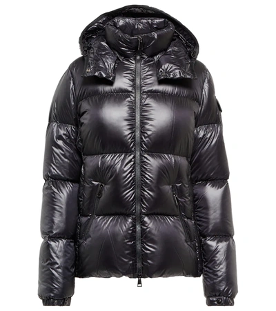 Moncler Fourmine Hooded Down Puffer Jacket In Black