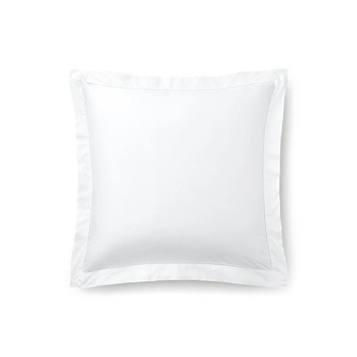 Ralph Lauren Organic Sateen Border Sham, Standard In Studio White