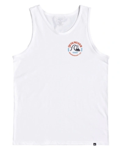 Quiksilver Men's Sunburst Minds Mt1 Tank In White