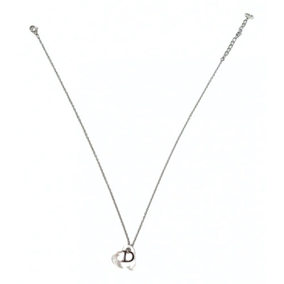 Pre-owned Dior Necklace In Silver