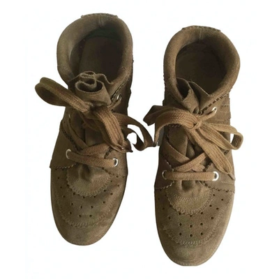 Pre-owned Isabel Marant Étoile Camel Leather Trainers