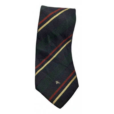 Pre-owned Burberry Tie In Multicolour