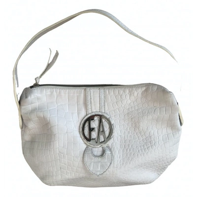 Pre-owned Emporio Armani Handbag In White