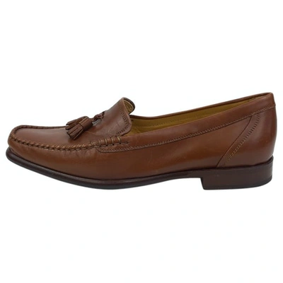 Pre-owned Bally Leather Flats In Brown