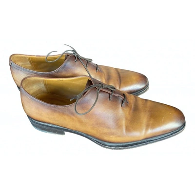 Pre-owned Berluti Brown Leather Lace Ups